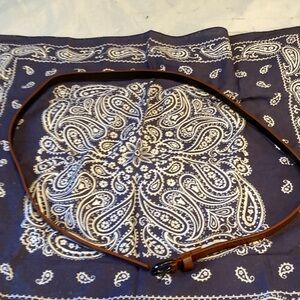 Brown Leather Women's Belt 40”